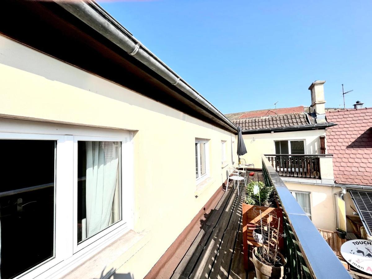 Sous Les Toits Avec Garage Et Terrasse A Ribeauville Exterior foto
