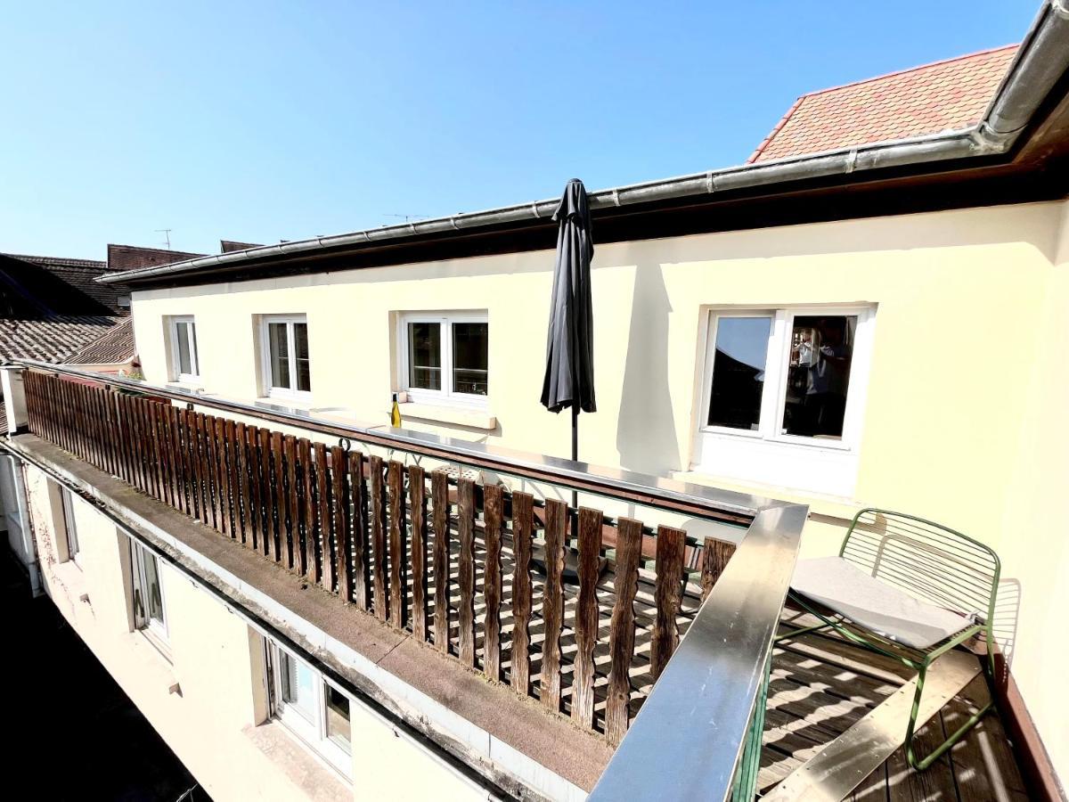 Sous Les Toits Avec Garage Et Terrasse A Ribeauville Exterior foto